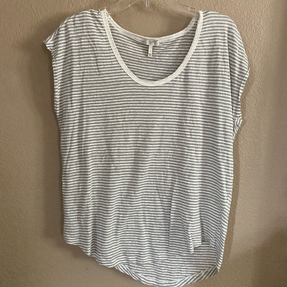 Joie Linen Stripe Top